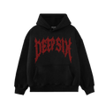 RHINESTONE HOODIE (BLACK/SIAM)