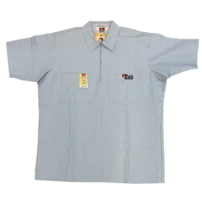 HALF-ZIP (LIGHT BLUE/WHITE)