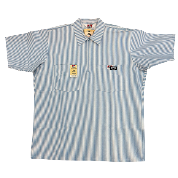 HALF-ZIP (LIGHT BLUE/WHITE)