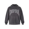 RHINESTONE HOODIE (GRAY/HEMATITE)