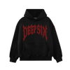 RHINESTONE HOODIE (BLACK/SIAM)
